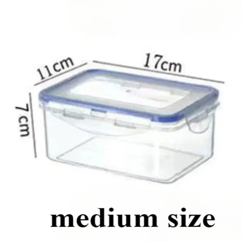 Classics Rectangular Plastic Airtight Food Storage Containers with Leak Proof Lid - Confia - reusablefoodstoragebags confia