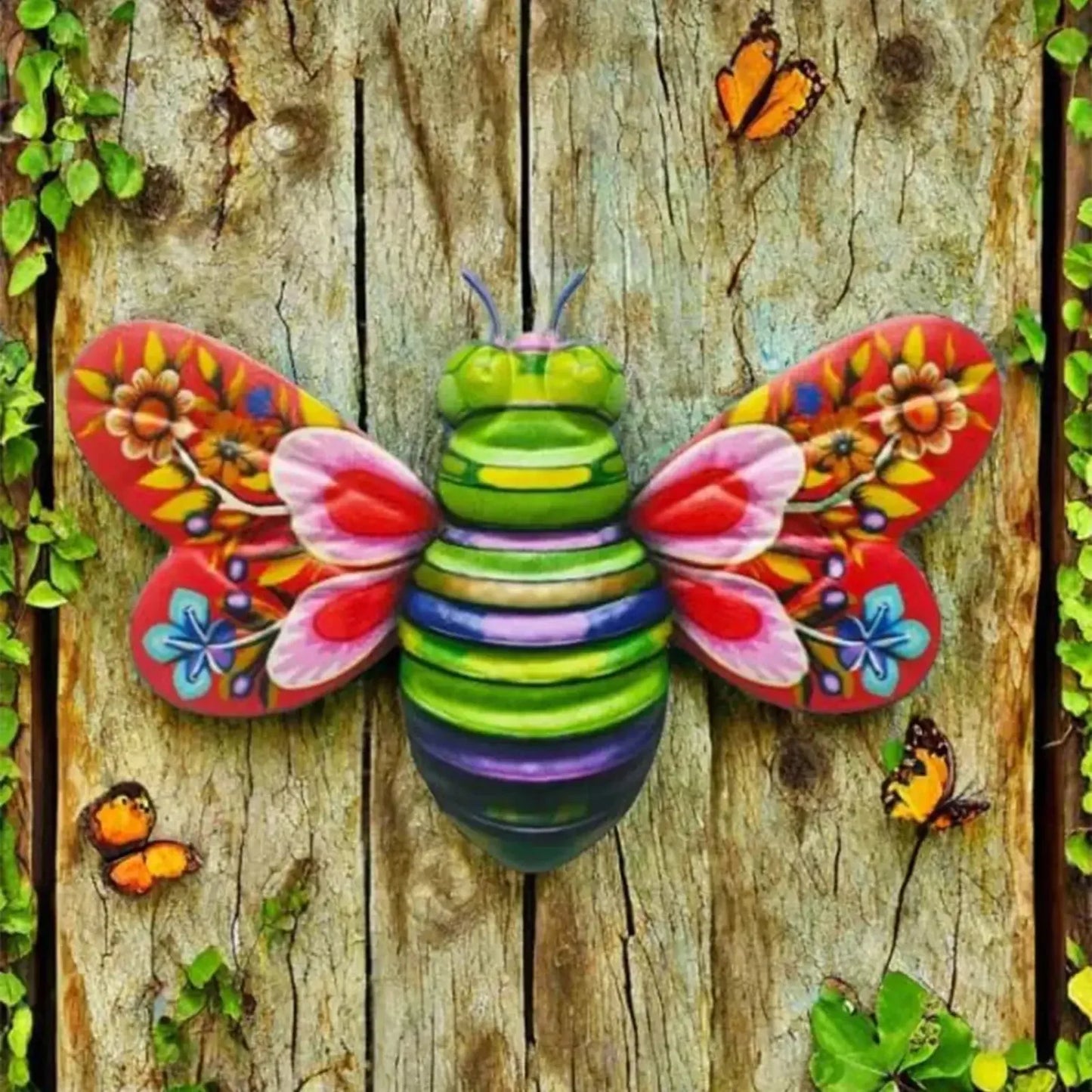 Wall Hanging Art 3D Sculpture Wall Art Sculpture Ornament for Living Room Garden Bedroom - Confia
