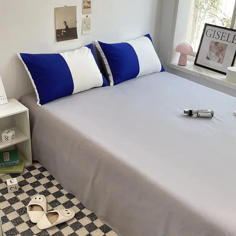 Bed Linen Bed Sheets Set Stripes Dots Duvet Cover Set - Confia - reusablefoodstoragebags confia