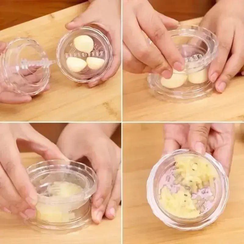 New Kitchen Multifunctional Garlic Crusher Manual Garlic Press Roll Crusher Chopper Home Appliance Kitchen Gadgets Accessories - Confia