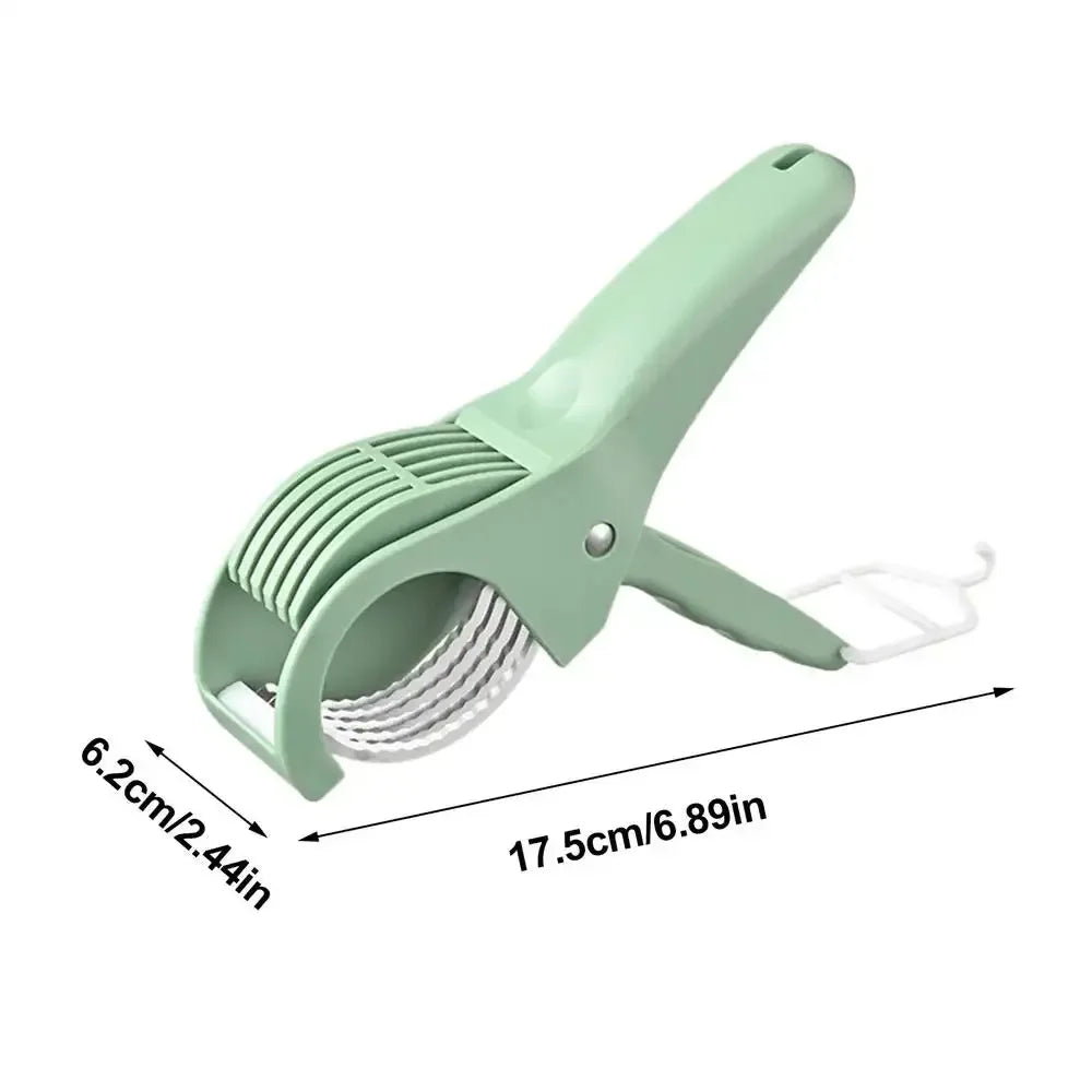 Salad Cutter Chopper Portable Manual Fruit Slicer Creative Vegetable Slicer Kitchen Gadgets Chopping Tool Press Banana Slicer - Confia