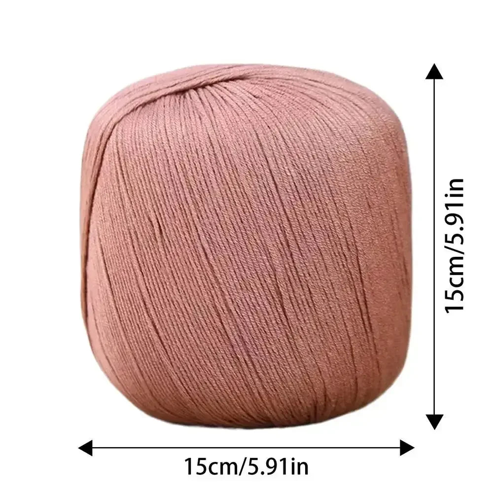 Soft Crochet Knitting Weaving Cotton Thread Wool Yarn Scarf Hand-Weaving Sweater Needle Knitting Yarn Thread Soft Comfortable - Confia