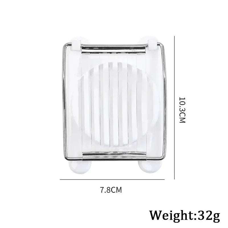 Kitchen Accessories Egg Slicers Chopper Stainless Steel Fruit Salad Cutter Egg Tools Manual Food Processors Kitchen Tool Gadgets - Confia