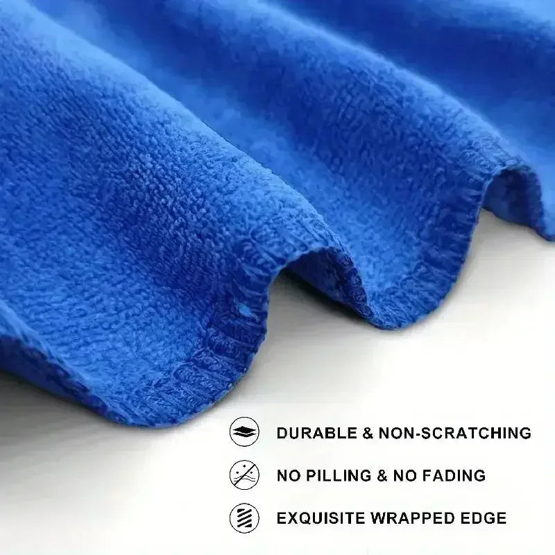 Thick Lint & Streak-Free Multipurpose Cloths - Automotive Microfiber Towels for Car Washing Drying Cloth Towel and Polishing Cloth - Confia - reusablefoodstoragebags confia