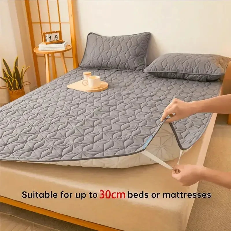 Waterproof Mattress Protector - Breathable Hypoallergenic Noiseless Ultra Soft Fitted Bed Protector - Confia - reusablefoodstoragebags confia