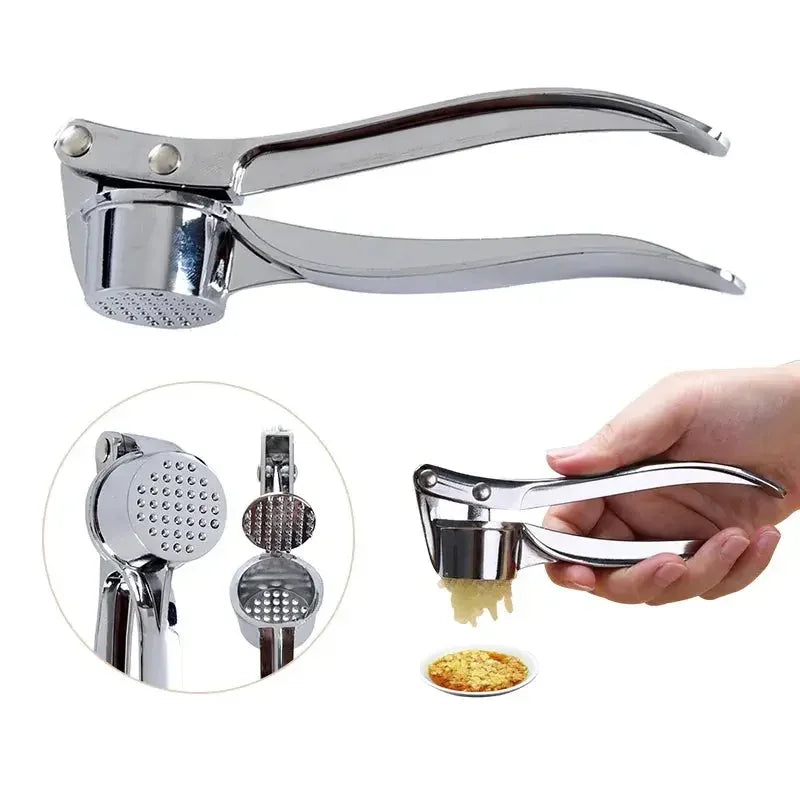 Kitchen Stainless Steel Garlic Smasher Squeezer Manual Press Grinding Tool Kitchen Accessories Kitchen Gadgets and Accessories - Confia