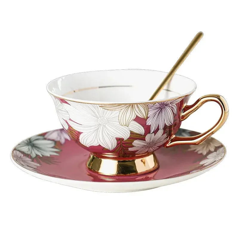 Ceramic coffee cup high-end exquisite high-end sense niche bone Ceramic Tea/Coffee Cups/Mugs | Idle Gift for Your Friends and Family - Confia