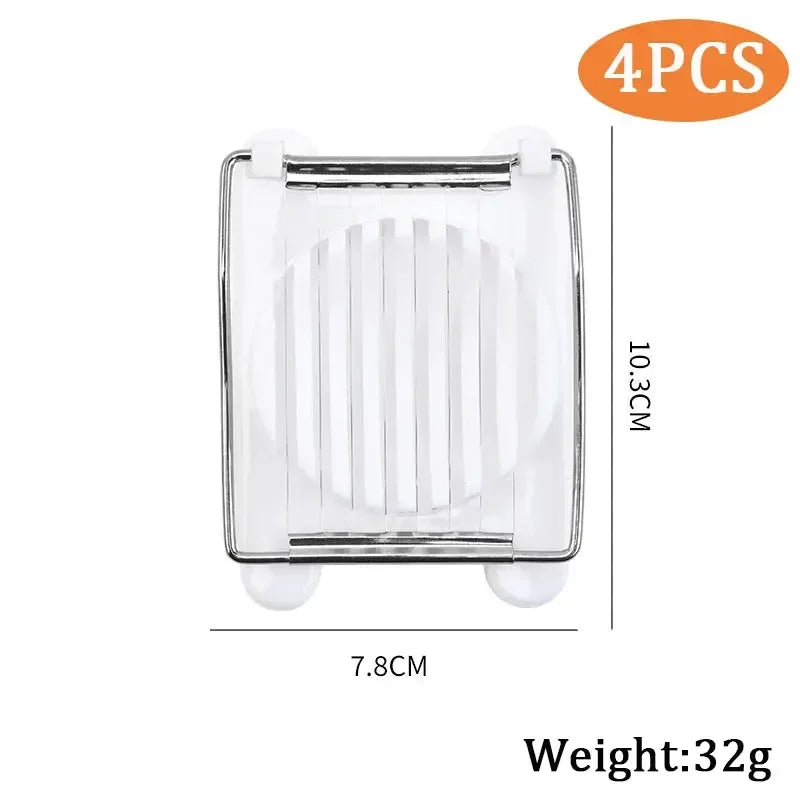 Kitchen Accessories Egg Slicers Chopper Stainless Steel Fruit Salad Cutter Egg Tools Manual Food Processors Kitchen Tool Gadgets - Confia