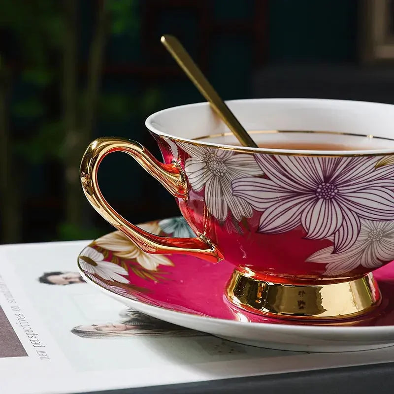 Ceramic coffee cup high-end exquisite high-end sense niche bone Ceramic Tea/Coffee Cups/Mugs | Idle Gift for Your Friends and Family - Confia