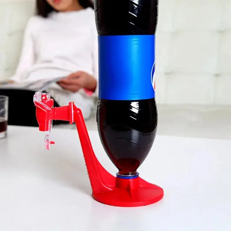Soda Dispense Gadget Coke Party Drinking Fizz Saver Dispenser Water Machine Down Drinking Water Drink Dispenser Mini Tool Multicolor - Confia