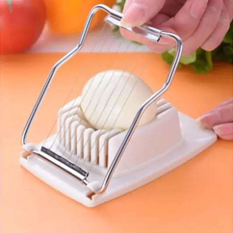 Kitchen Accessories Egg Slicers Chopper Stainless Steel Fruit Salad Cutter Egg Tools Manual Food Processors Kitchen Tool Gadgets - Confia