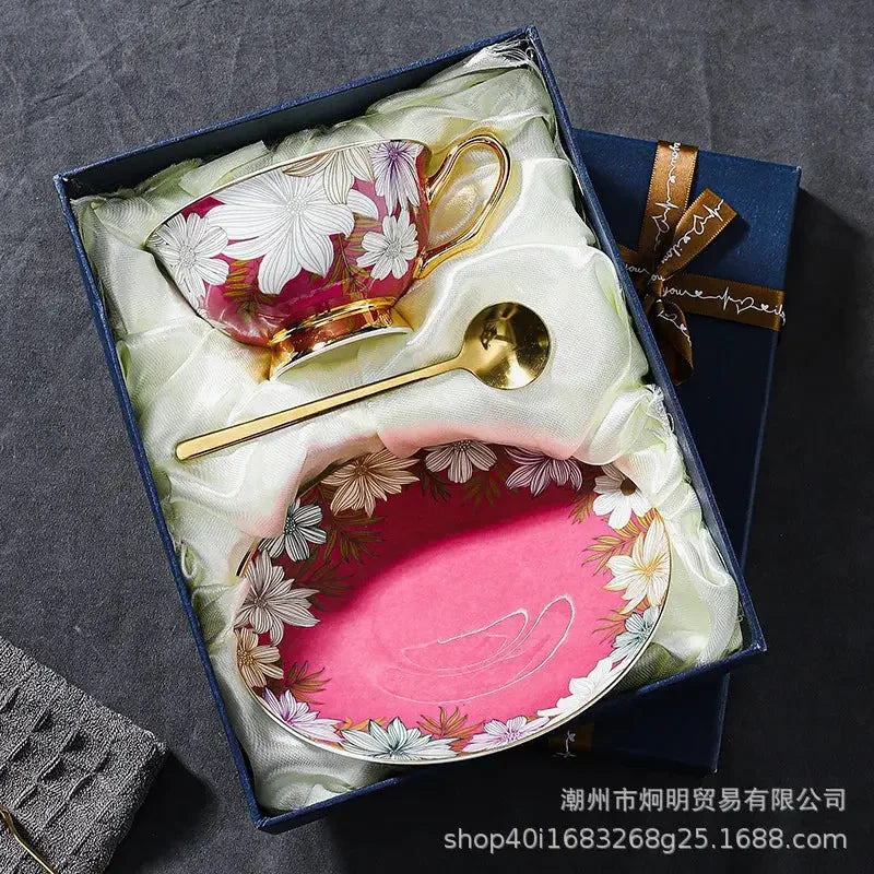 Ceramic coffee cup high-end exquisite high-end sense niche bone Ceramic Tea/Coffee Cups/Mugs | Idle Gift for Your Friends and Family - Confia