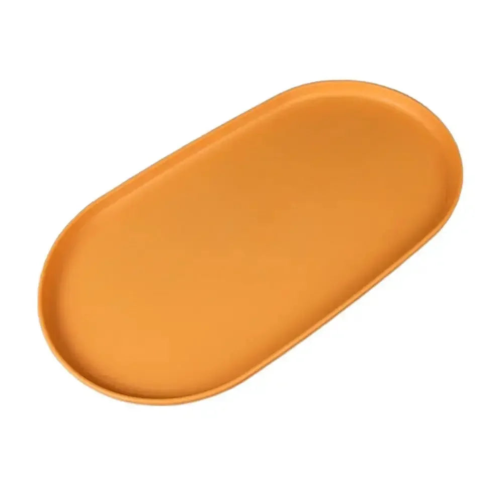 Tray Desktop Cosmetic Organizer Food Container Fruit Cake Plate Dessert Plate Nut Trays Baking Pastry Storage Storage Tray - Confia
