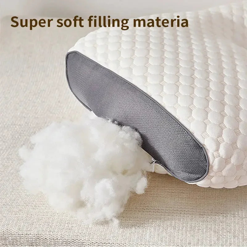 Neck Pillow Help Sleep And Protect The Neck Cervical Orthopedic Cool Gel Memory Foam Orthopedic Neck Support Pillow for Sleeping, Neck & Shoulder Pain - Confia - reusablefoodstoragebags confia