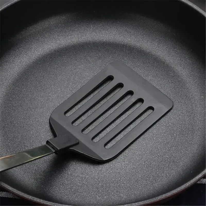 Stainless Steel Turners Kitchen Tools Nylon Handle Spatula Fried Shovel Egg Fish Frying Pan Scoop Spatula Cooking Utensils - Confia