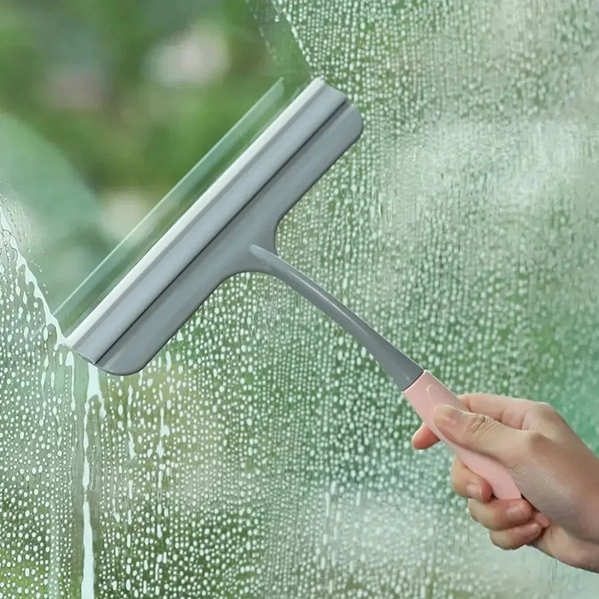 All Purpose Squeegee for Glass Shower Doors, Car Window, Home Mirrors, Bathroom Shower Cleaner Wiper - Confia - reusablefoodstoragebags confia