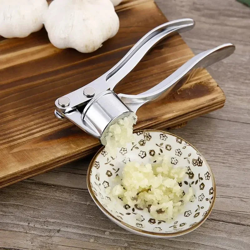 Kitchen Stainless Steel Garlic Smasher Squeezer Manual Press Grinding Tool Kitchen Accessories Kitchen Gadgets and Accessories - Confia