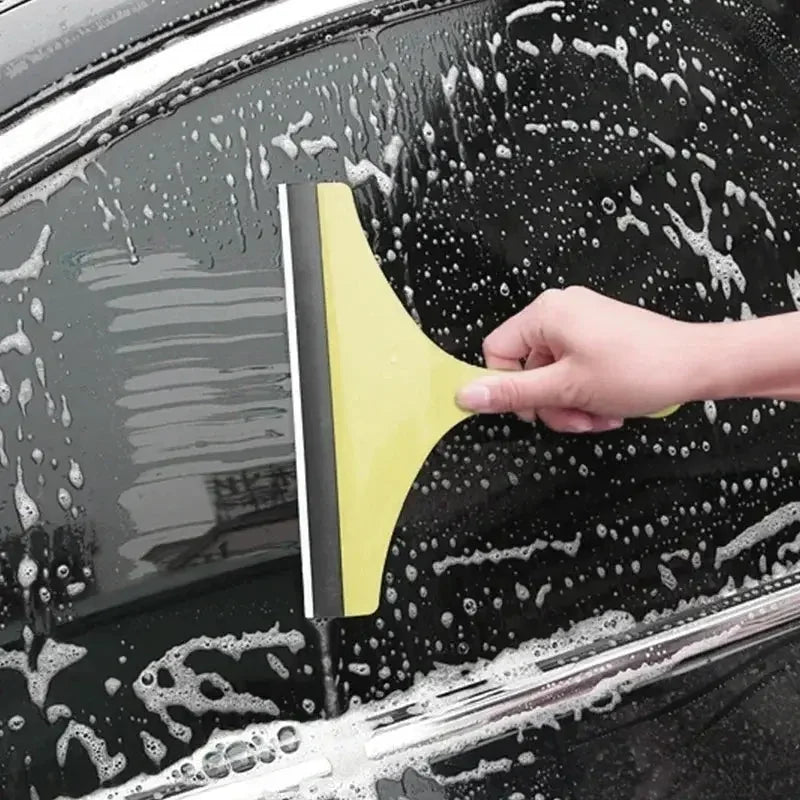 Multi-Functional Shower Squeegee, Household Cleaning Tools, Mirror Wiper, Glass Window Cleaner Squeegee, Apply to Tiles, Shower Doors, Bathroom, Mirrors, and Car Windows, Glass Doors (po1) - Confia - reusablefoodstoragebags confia