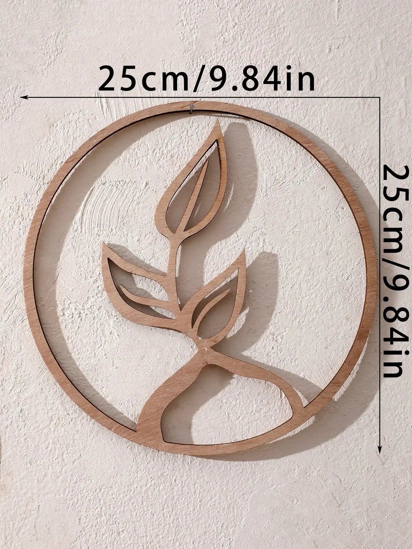 Natural Wooden Wall Hanging Wall Art Decor - Elements Design (Fire, Water, Earth, Air) Wood Hanging Wall Decor Boho Wall Accent - Confia