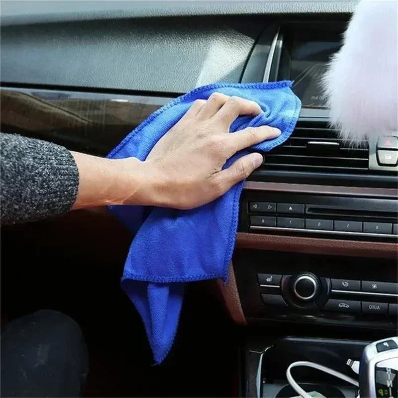 Thick Lint & Streak-Free Multipurpose Cloths - Automotive Microfiber Towels for Car Washing Drying Cloth Towel and Polishing Cloth - Confia - reusablefoodstoragebags confia