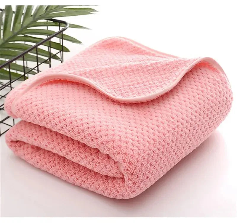 Bathing Towels, Household Ultra-Fine Fiber Towels - No Shed Hair Lightweight & Quick Drying | Ultra Absorbent Towel - Confia - reusablefoodstoragebags confia