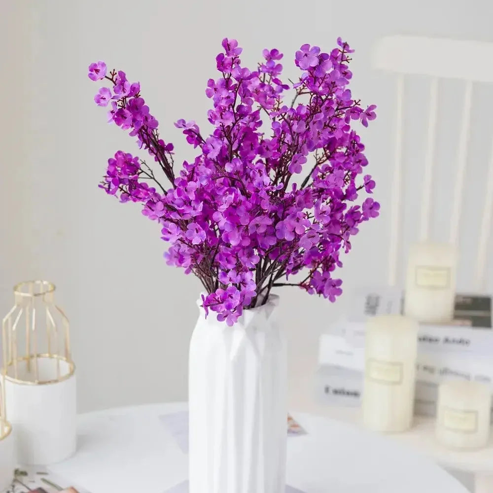 Artificial Flowers - Fake Babys Breath Flowers Gypsophila Bouquet Bulk Real Touch Faux Silk Flower for Vase, DIY Home Office Wedding Party Decoration - Confia