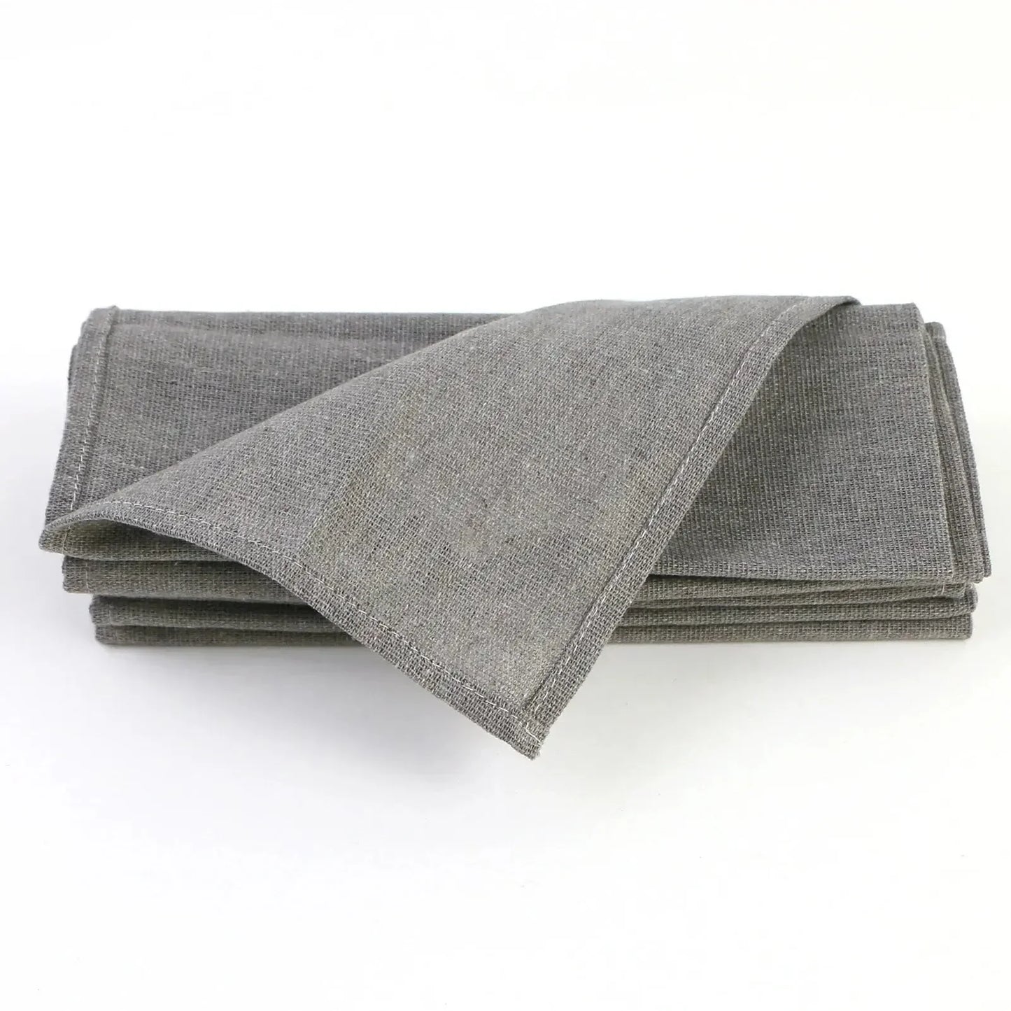 Set of 10 Pack Cocktail Napkins 40 X 40cm Cotton Blend Heavy Fabric Durable Linen Towel for Home Kitchen Wedding Decoration - Confia - reusablefoodstoragebags confia