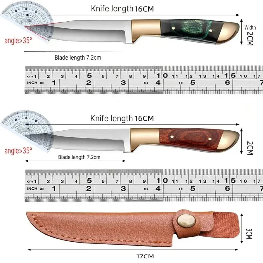 Sharp Fruit Knife, Outdoor Boning-Knife, EDC Portable pocket-Knife, Lamb Chop-Knife, BBQ knife, Survival-Knife, cutting-Knife - Confia