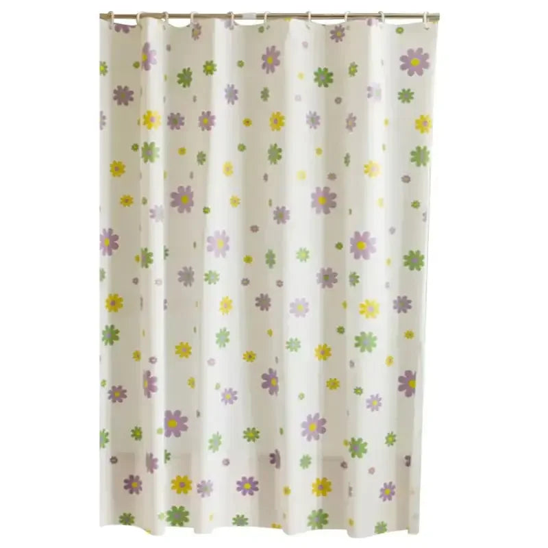 180*200CM Bathroom Shower Curtain Waterproof and Anti-Mold Home Bathroom Curtain with 12 Hooks - Confia - reusablefoodstoragebags confia