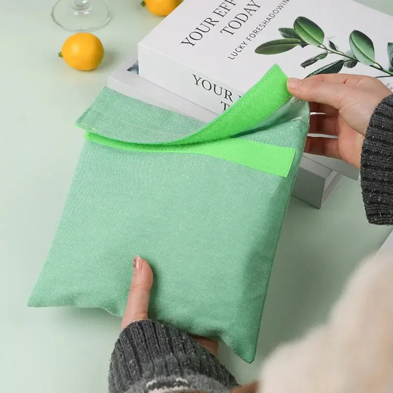 Reusable Sandwich Storage Bag TPU Lining Velcro Snack Bags for Kids Washable Waterproof Food-Safe Reusable Snacks Bags Confia