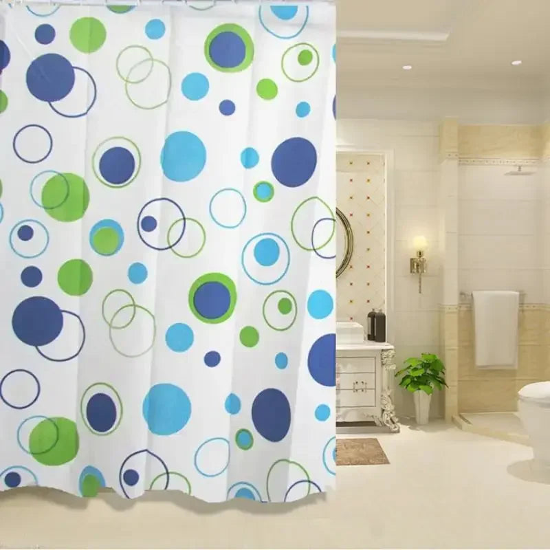 180*200CM Bathroom Shower Curtain Waterproof and Anti-Mold Home Bathroom Curtain with 12 Hooks - Confia - reusablefoodstoragebags confia