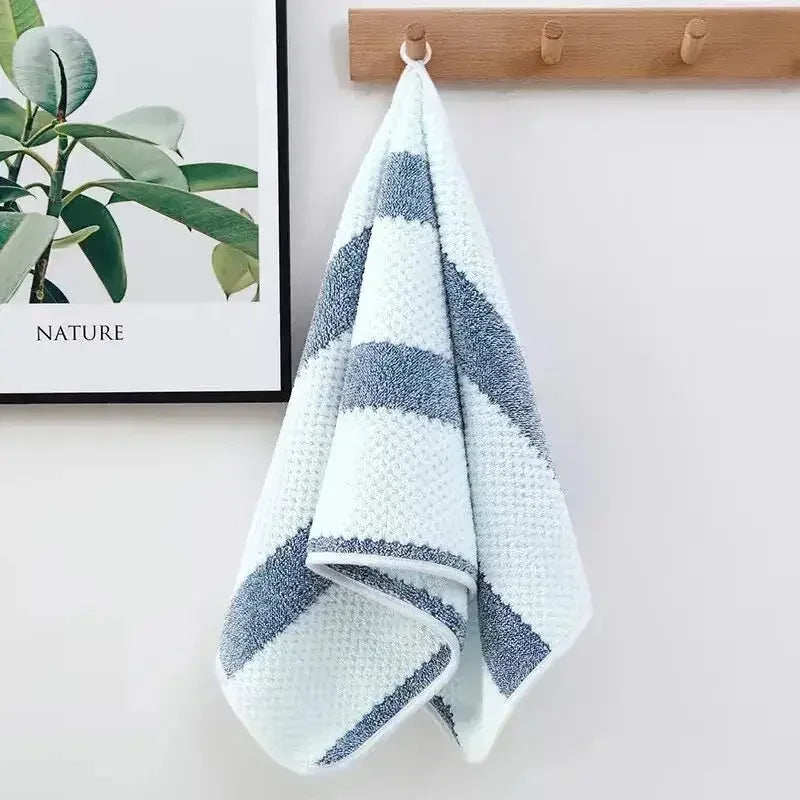 Bath Towel Washcloth Microfiber Towels for Bath Solid Color Soft Absorbent Towels Multipurpose Use For Hotel Bathroom - Confia - reusablefoodstoragebags confia