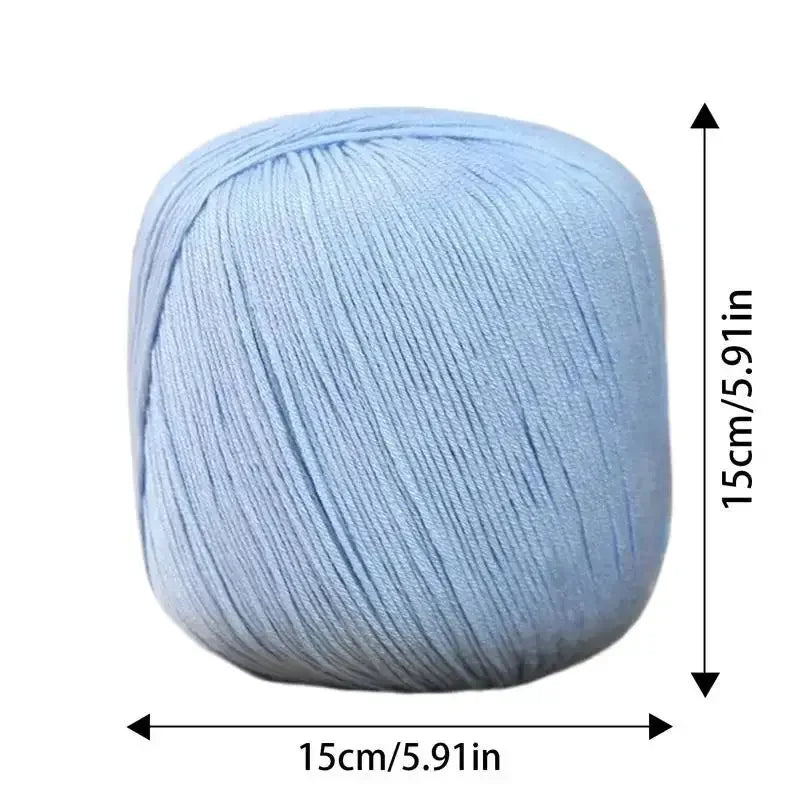 Soft Crochet Knitting Weaving Cotton Thread Wool Yarn Scarf Hand-Weaving Sweater Needle Knitting Yarn Thread Soft Comfortable - Confia
