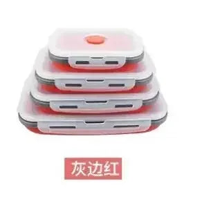 4pcs Food Storage Containers - Collapsible, Airtight, Freezer & Microwave Safe - Ideal for Leftovers and Fresh Fruit - Confia - reusablefoodstoragebags confia