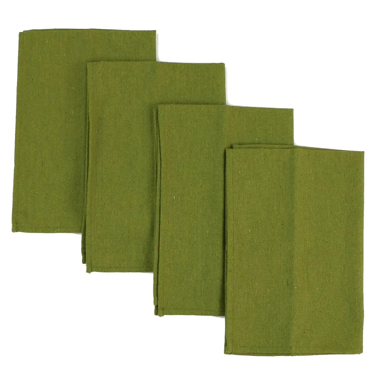 Set of 10 Pack Cocktail Napkins 40 X 40cm Cotton Blend Heavy Fabric Durable Linen Towel for Home Kitchen Wedding Decoration - Confia - reusablefoodstoragebags confia