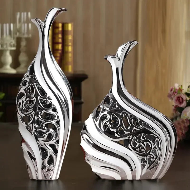 European Wedding Decor Crafts Ceramic Creative Room Decoration Handicraft Porcelain Figurines Decorations W3907 - Confia