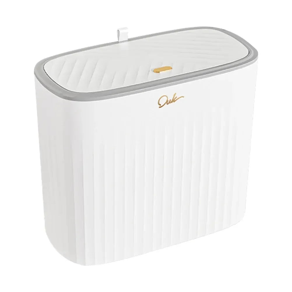 Bathroom Trash Can with Automatic Lid 2 Gallon Motion Sensor Trash Can - Confia - reusablefoodstoragebags confia