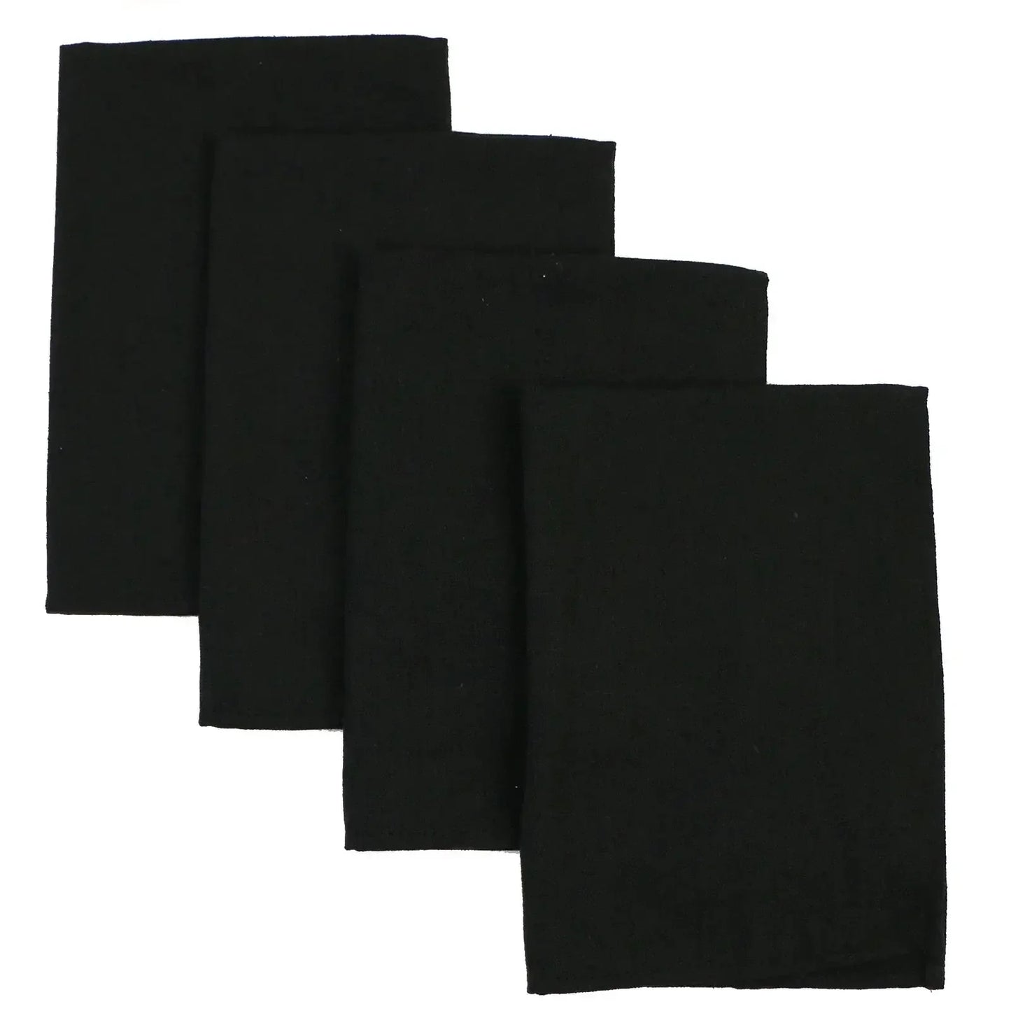 Set of 10 Pack Cocktail Napkins 40 X 40cm Cotton Blend Heavy Fabric Durable Linen Towel for Home Kitchen Wedding Decoration - Confia - reusablefoodstoragebags confia
