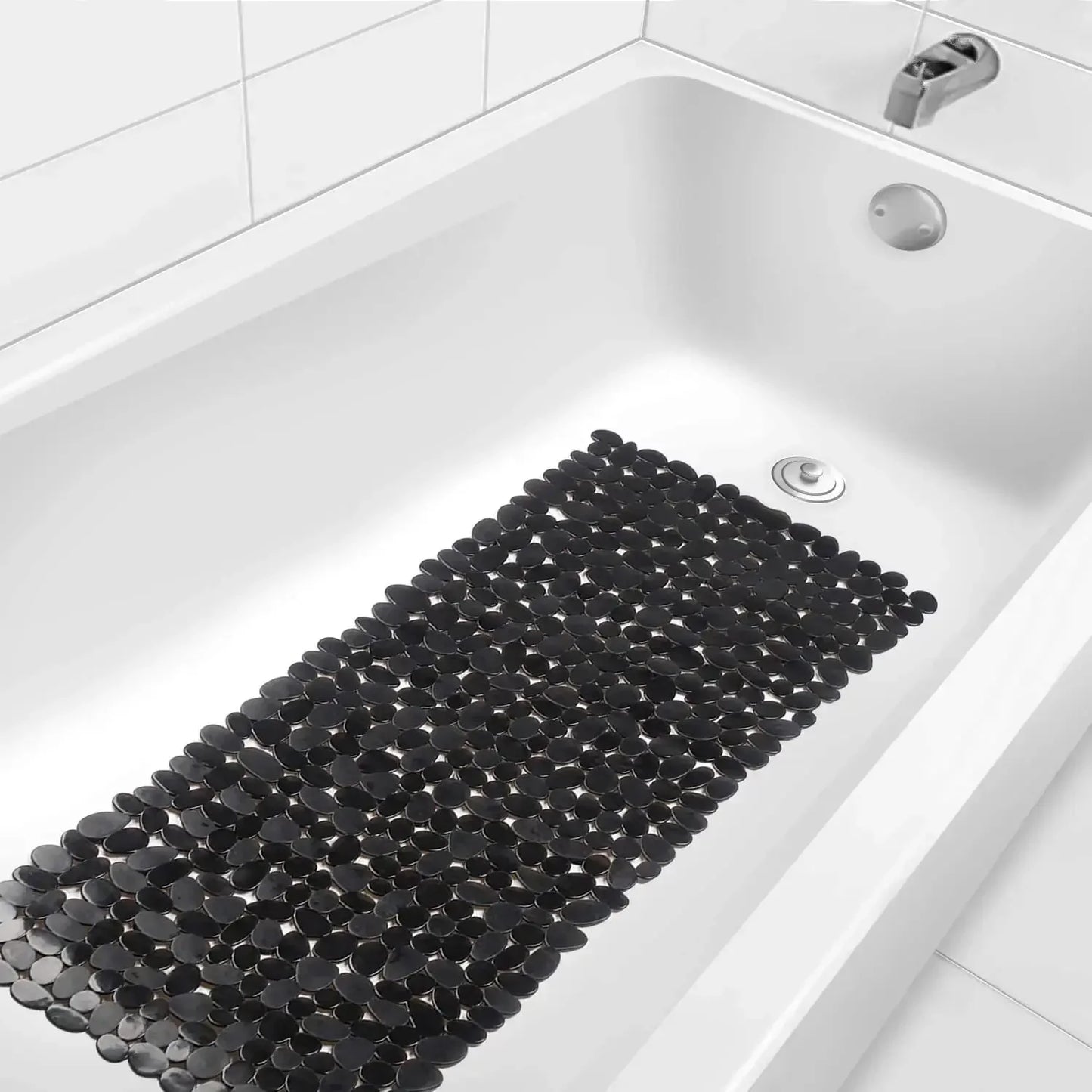 Bathroom Mat Bathtub Bath Mat PVC Large Bathtub Safety Shower Non-slip Bath Mats With Suction Cups Floor Mat - Confia - reusablefoodstoragebags confia