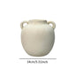 Ceramic Vase Retro Wabi Sabi Pottery Handmade Distressed Flower Vase Plant Container for Entryway Dining Room Bookshelf Rustic - Confia