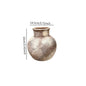 Ceramic Vase Retro Wabi Sabi Pottery Handmade Distressed Flower Vase Plant Container for Entryway Dining Room Bookshelf Rustic - Confia