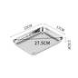BBQ Bakeware for Baking Cooking Sheet & Rack Set, Stainless Steel Cookies Sheet Large Oven Pan Tray Cooling Grid Rack for Bread Meats, Non Stick Rectangular Deep Dish Oven - Confia