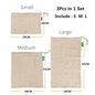Reusable Cotton Mesh Produce Bags for Vegetable Fruit Food Kitchen Washable Grid Storage Bag Eco String bag Kitchen Organizer Confia