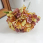 Artificial Flowers Silk Hydrangea Vase for Home Decoration Accessories Wedding Decorative Fake Plants Christmas Garland Material - Confia