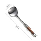 Kitchen Cooking Utensils, Turner/ Soup Ladle/ Slotted Turner/ Slotted Spoon/ Pasta Server, 304 Staniless Steel - Confia