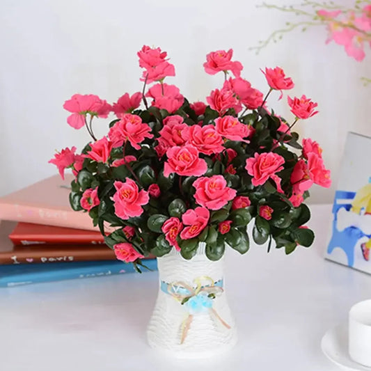 Artificial Baby Breath Faux Flowers for Vases White Color, Height 20", 4 pcs Real Touch Flowers for Wedding Party DIY Wreath Floral Arrangement Home Decoration - Confia