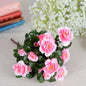 Artificial Baby Breath Faux Flowers for Vases White Color, Height 20", 4 pcs Real Touch Flowers for Wedding Party DIY Wreath Floral Arrangement Home Decoration - Confia