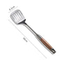 Kitchen Cooking Utensils, Turner/ Soup Ladle/ Slotted Turner/ Slotted Spoon/ Pasta Server, 304 Staniless Steel - Confia