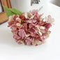 Artificial Flowers Silk Hydrangea Vase for Home Decoration Accessories Wedding Decorative Fake Plants Christmas Garland Material - Confia