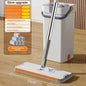 360 flexible Mop Heavy Quality Floor Mop with Bucket, Flexible Kitchen tap Flat Squeeze Cleaning Supplies 360 Flexible Mop Head/2 Reusable Pads Clean Home Floor Cleaners - Confia - reusablefoodstoragebags confia